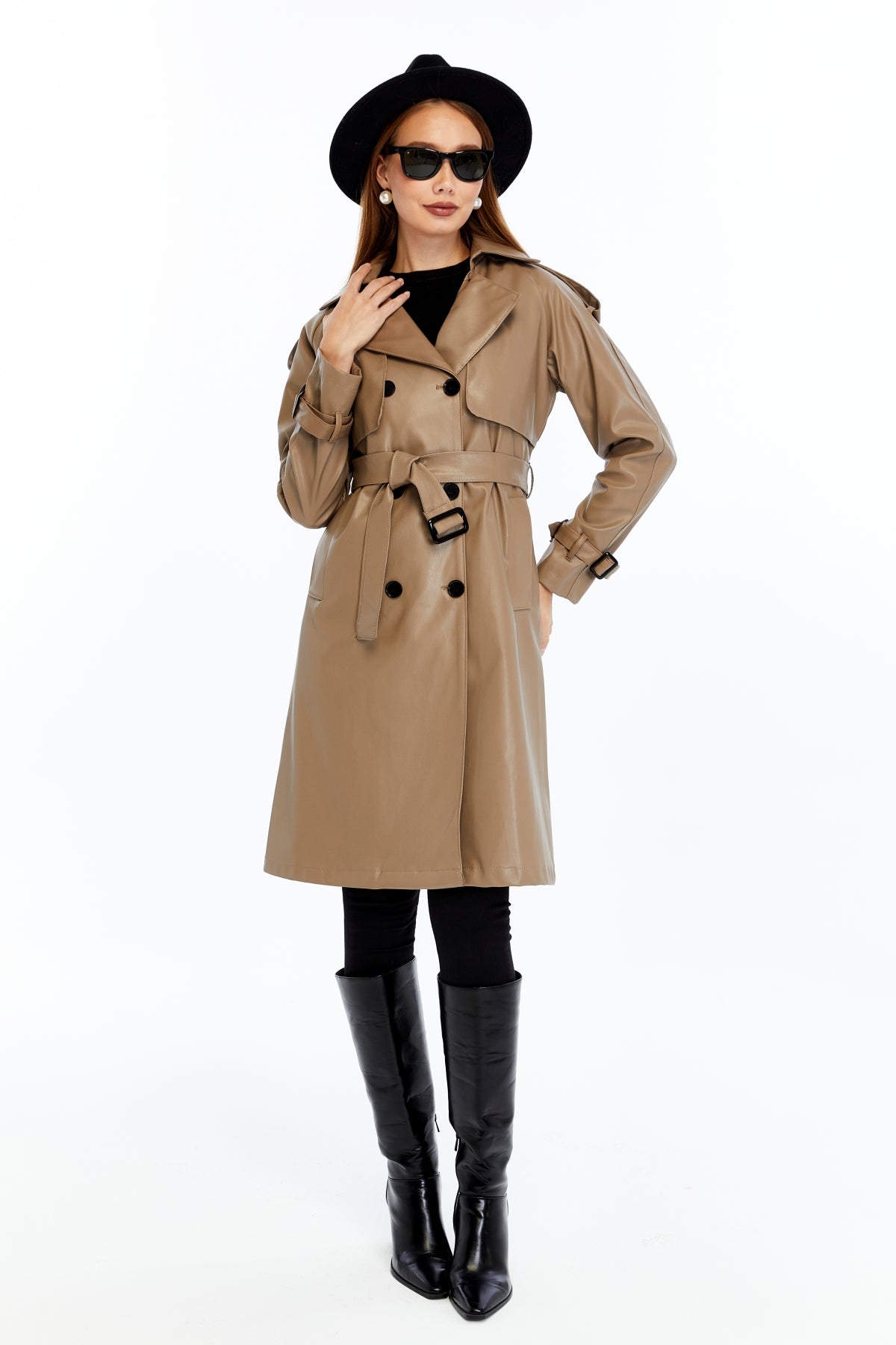 Uzun Deri Trençkot