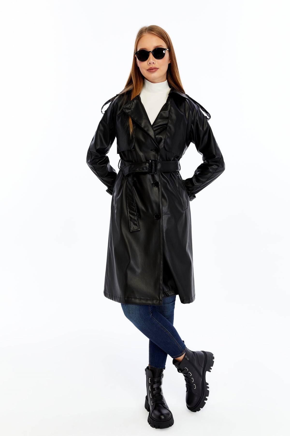 Uzun Deri Trençkot